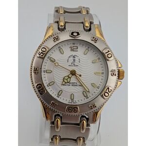Hollywood Golf Club World Sports Watch‎ Men 36mm Case 8" Band- New Battery